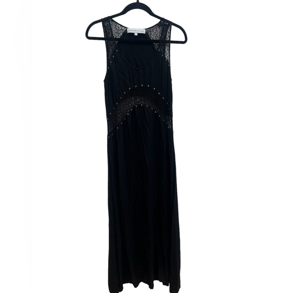 Revolve Blessed Are The Meek Whimsigoth Sheer Crochet Maxi Dress XS Fairy Grunge - Picture 6 of 9